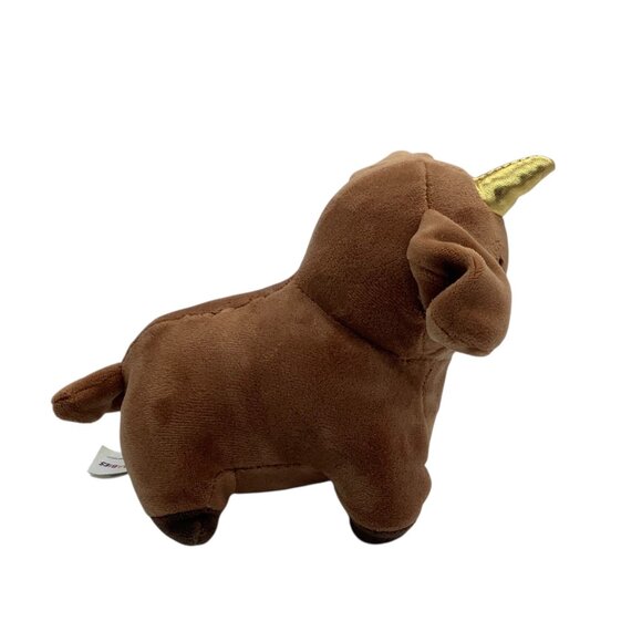 Snug A Babies Pixie Crush Dog Unicorn Brown Dogicorn 5" Plush Stuffed Animal - Picture 2 of 9
